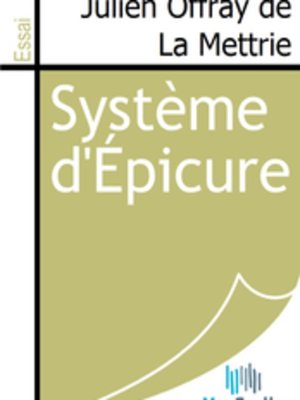 cover image of Système d'Épicure